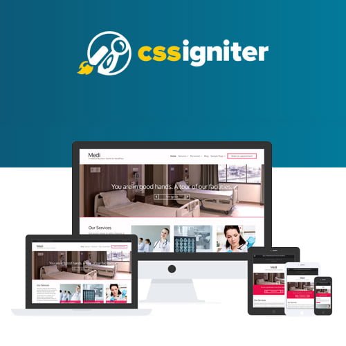 CSS-Igniter-Medi-WordPress-Theme.jpg CSS Igniter Medi WordPress Theme - Image 1