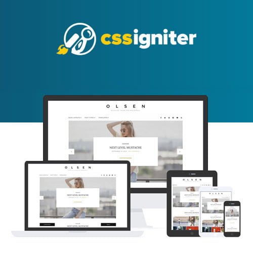 CSS-Igniter-Olsen-WordPress-Theme.jpg CSS Igniter Olsen WordPress Theme - Image 1