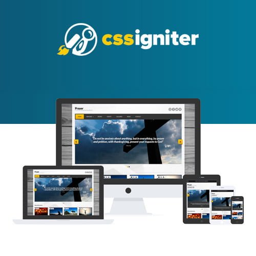 CSS-Igniter-Prayer-WordPress-Theme.jpg CSS Igniter Prayer WordPress Theme - Image 1