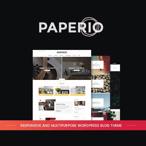 Paperio - Responsive and Multipurpose WordPress Blog Theme