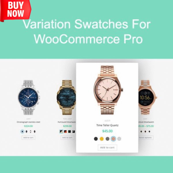 WooCommerce Variation Swatches Pro (Lifetime Updates and all features unlocked)