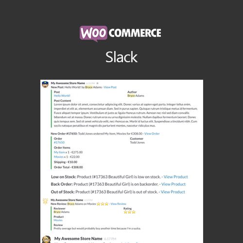 WooCommerce Slack