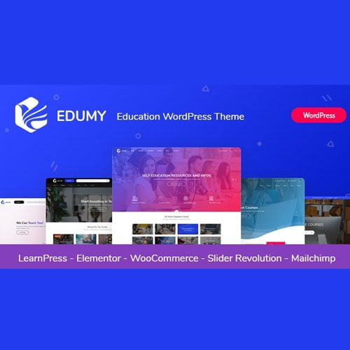 Edumy - LMS Online Education Course WordPress Theme