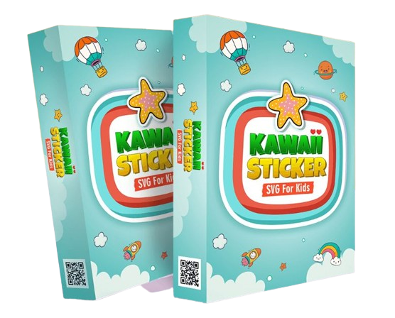 Kawaii Sticker SVG